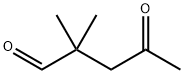 2,2-Dimethyl-4-oxo-pentanal 结构式