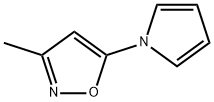 Isoxazole, 3-methyl-5-(1H-pyrrol-1-yl)- (9CI) 结构式