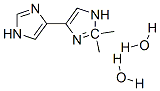 4,4-Bi-1H-imidazole,  2,2-dimethyl-,  dihydrate  (9CI) 结构式