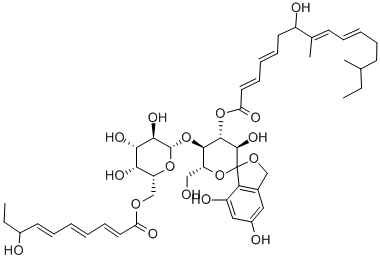 阜孢假丝菌素 B 结构式