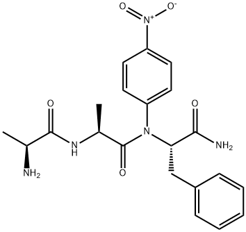 (S)-2-((S)-2-((S)-2-Aminopropanamido)propanamido)-N-(4-nitrophenyl)-3-phenylpropanamide