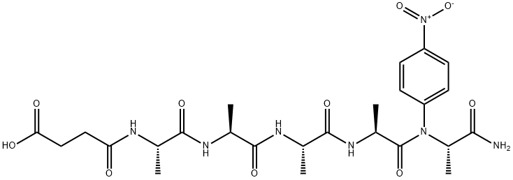 SUC-ALA-ALA-ALA-ALA-ALA-PNA 结构式