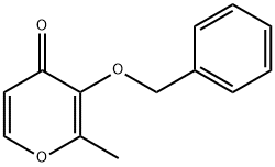 3-(苄氧基)-2-甲基-4H-吡喃-4-酮 结构式