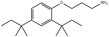 3-(2,4-二叔戊基苯氧基)丙胺 结构式