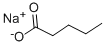 戊酸鈉 结构式