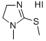 1-甲基-2-甲巯基-4,5-二氢-1H-咪唑氢碘酸盐 结构式