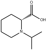 (2R)-1-(1-甲基乙基)-2-哌啶羧酸 结构式