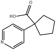 Cyclopentanecarboxylic acid, 1-(4-pyridinyl)- (9CI) 结构式