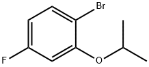 1-BROMO-4-FLUORO-2-ISOPROPOXYBENZENE 结构式