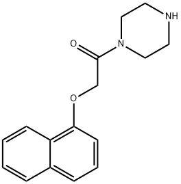Piperazine, 1-[(1-naphthalenyloxy)acetyl]- (9CI) 结构式