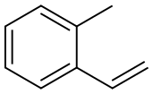 1 -Ethenyl-2-methylbenzene 结构式