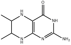 2-amino-4-hydroxy-6,7-dimethyl-5,6,7,8-tetrahydropteridine 结构式