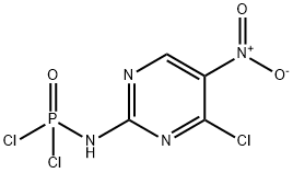(4-Chloro-5-nitro-2-pyrimidinylamino)dichlorophosphine oxide 结构式