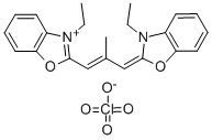 3,3'-二乙基-9-甲基氧碳菁高氯酸盐 结构式