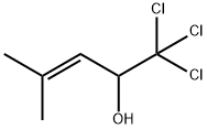 4-Methyl-1,1,1-trichloropent-3-en-2-ol 结构式