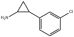 2-(3-氯苯基)环丙胺 结构式