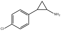 2-(4-氯-苯基)-环丙胺 结构式