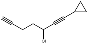 1,6-Heptadiyn-3-ol, 1-cyclopropyl- (9CI) 结构式