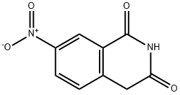 7-NITROISOQUINOLINE-1,3(2H,4H)-DIONE 结构式