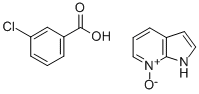 7-氮杂吲哚 N-氧化物3-氯苯甲酸盐 结构式