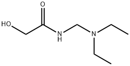 Glycolamide, N-[(diethylamino)methyl]- (7CI) 结构式