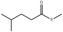 S-METHYL 4-METHYLPENTANETHIOATE 结构式