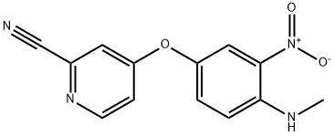 2-Pyridinemethanol, 4-[4-(methylamino)-3-nitrophenoxy]- 结构式