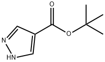 吡唑-4-羧酸叔丁酯 结构式