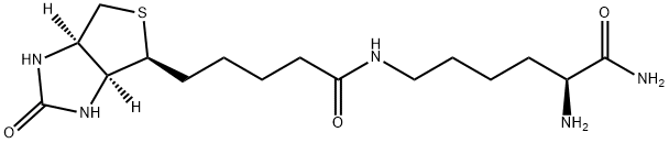 H-LYS(BIOTINYL)-NH2 结构式