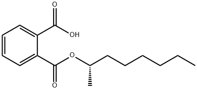 Phthalic acid hydrogen 1-[(1S)-1-methylheptyl] ester 结构式