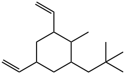 1-(2,2-Dimethylpropyl)-3,5-diethenyl-2-methylcyclohexane 结构式