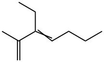 3-Ethyl-2-methyl-1,3-heptadiene 结构式