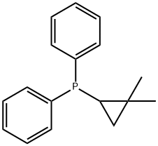 (2,2-Dimethylcyclopropyl)diphenylphosphine 结构式