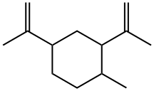 1-Methyl-2,4-bis(1-methylethenyl)cyclohexane 结构式