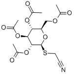 CYANO METHYL-2-3-4-6-TETRA-O-ACETYL-1-TH IO-B-D- 结构式