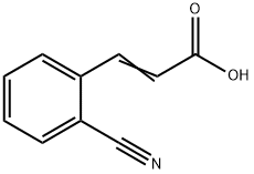 2-氰基苯丙烯酸 结构式