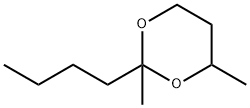 2-butyl-2,4-dimethyl-1,3-dioxane 结构式