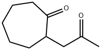 2-(2-Oxopropyl)cycloheptanone 结构式
