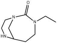 1,3,7-Triazabicyclo[4.3.1]decan-2-one,3-ethyl-(9CI) 结构式