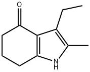2-甲基-3-乙基-4-氧代-4,5,6,7-四氢吲哚 结构式