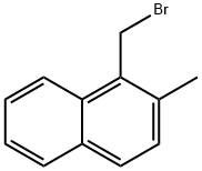 1-(bromomethyl)-2-methylnaphthalene 结构式