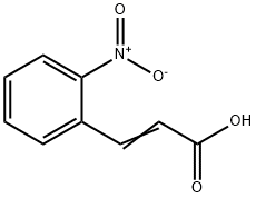 邻硝基肉桂酸 结构式