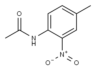 2'-硝基-对-乙酰甲苯胺 结构式