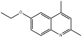 6-Ethoxy-2,4-dimethylquinoline 结构式