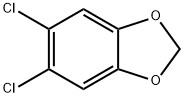 5,6-DICHLOROBENZO(1,3)DIOXOLE 结构式