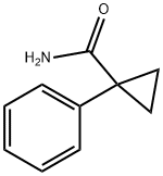 1-苯基环丙烷甲酰胺 结构式