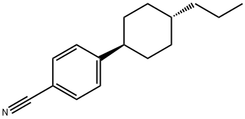 反式-4-(4-丙基环己基)苯腈 结构式