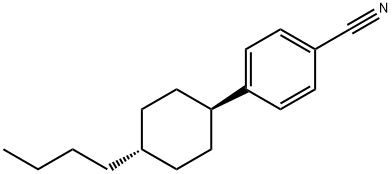 反-4-(4-丁基环己基)苯腈 结构式