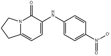 6-(4-NITROPHENYLAMINO)-2,3-DIHYDRO-1H-INDOLIZIN-5-ONE 结构式