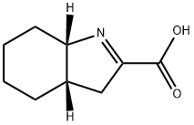 3H-Indole-2-carboxylicacid,3a,4,5,6,7,7a-hexahydro-,(3aS,7aS)-(9CI) 结构式